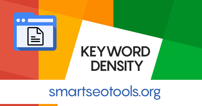 Keyword Density Checker Smart Seo Tools
